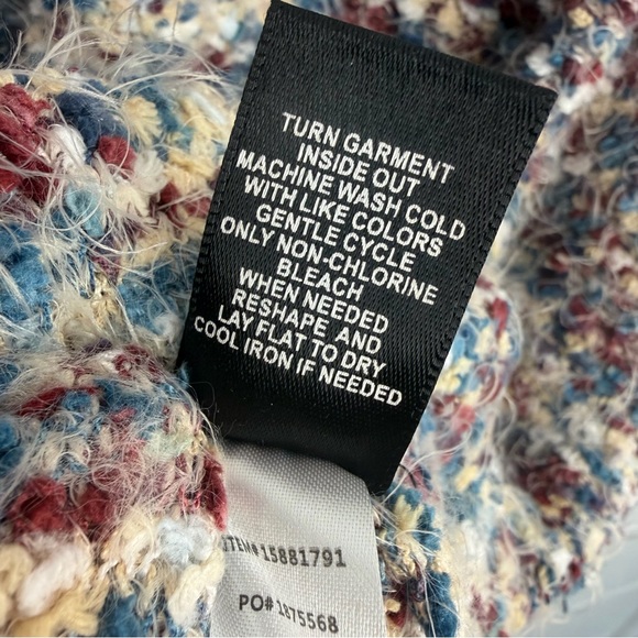 Torrid 5X Drop Shoulder Sweater Multicolor Stripe Popcorn Knit Long Sleeve - Picture 6 of 9